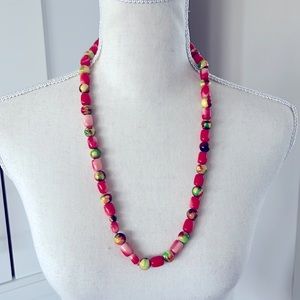 Fun colorful beaded necklace
